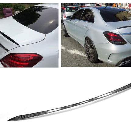 Carbon-look Spoilerläpp Mercedes C-Klass W205