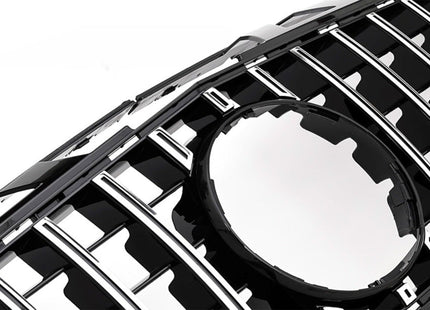 Grill Panamericana GT i krom för Mercedes CLS W218/X218 (före facelift) AMG-Line