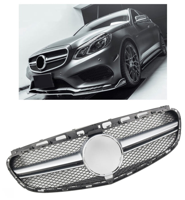 Grill i krom för Mercedes E-Klass W212 Facelift