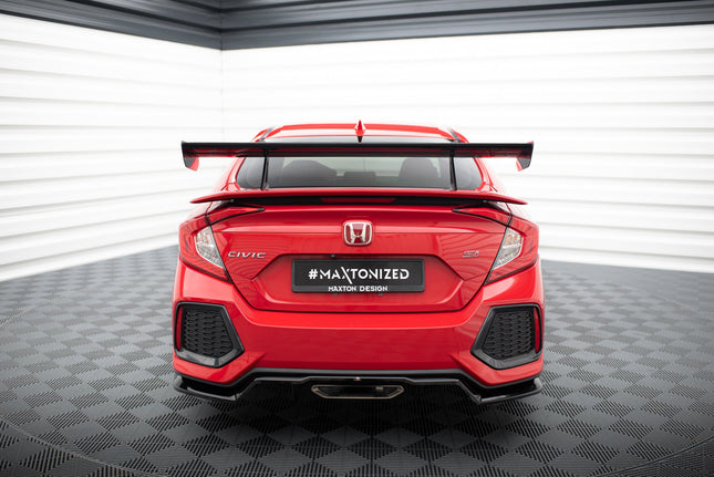 Bakvinge i kolfiber med svanhalsfäste för Honda Civic SI MK10