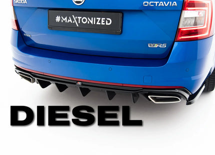 Diffuser V.2 för Skoda Octavia RS MK3/MK3 Facelift Hatchback/Kombi