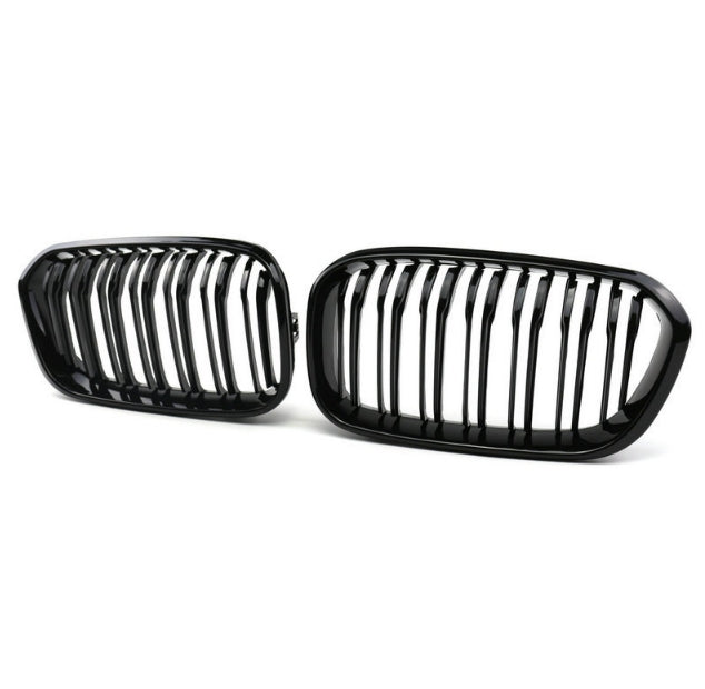 Grillar BMW 1-Serie F20/F21 Dubbelribbade Njurar (Färgval) 15-18 LCI