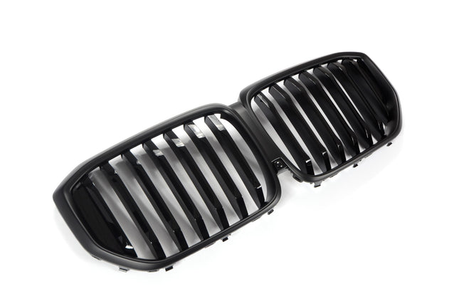 Grill med enkla ribbor i blanksvart/mattsvart för BMW X5 G05 Facelift