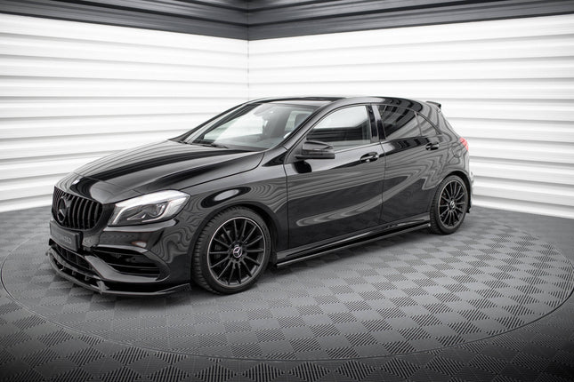 Splitterset för Mercedes A-Klass AMG-Line W176 Facelift