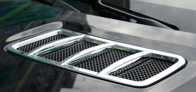 Fenor till motorhuvens luftintag i krom för Mercedes GLE W166