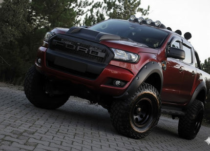 Skärmbreddare i mattsvart för Ford Ranger T6/T7/T8
