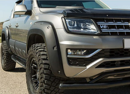 Skärmbreddare i mattsvart för Volkswagen Amarok MK1 Facelift