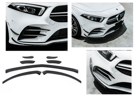 Frontflaps i svart för Mercedes A-Klass W177