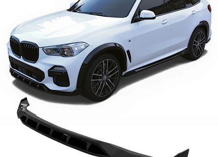 Frontsplitter i blanksvart för BMW X5 G05 (före facelift)