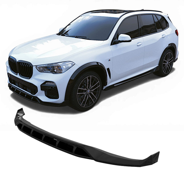 Frontsplitter i blanksvart för BMW X5 G05 (före facelift)