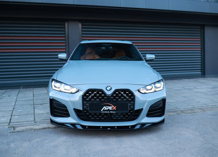 Frontsplitter i blanksvart för BMW 4-serie G26