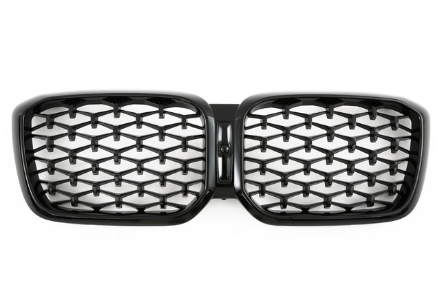 Grill Diamond i svart för BMW X3 G01/X4 G02 Facelift