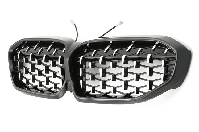 Grill Diamond i krom med LED för BMW 3-serie G20