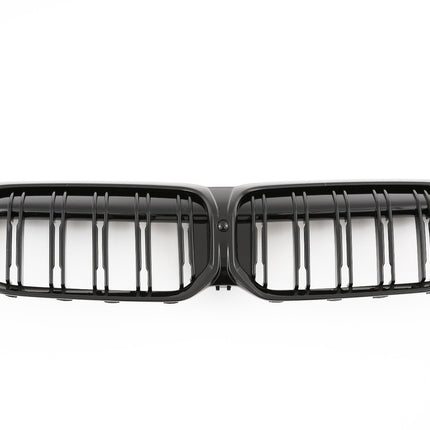 Blanksvart Grill Dubbelribb BMW 3-Serie G20/G21 Facelift 2022+