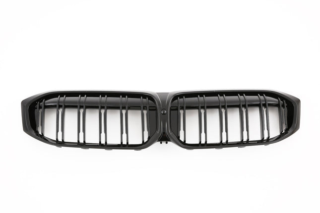 Blanksvart Grill Dubbelribb BMW 3-Serie G20/G21 Facelift 2022+