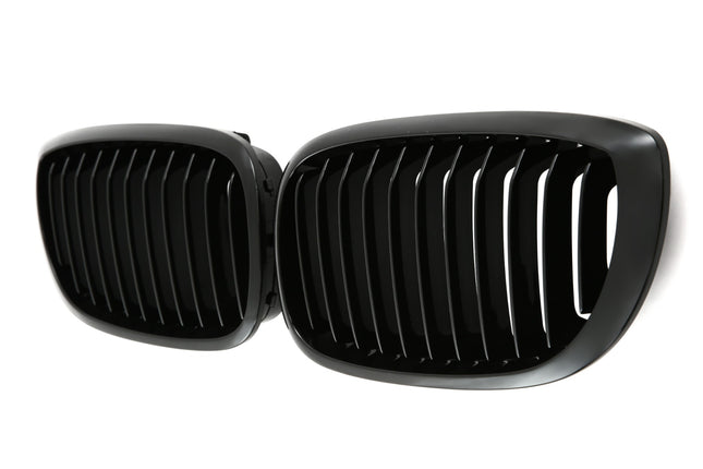 Blanksvart Grill BMW 3-Serie E46 Coupé/Cabriolet Facelift 2003-2007
