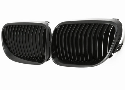 Grill med enkla ribbor i svart för BMW 3-serie E92/E93 Facelift