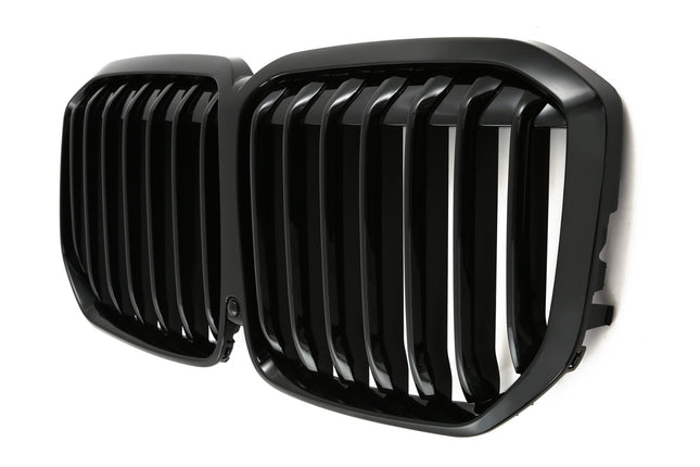 Grill med enkla ribbor i svart för BMW X7 G07 (före facelift)