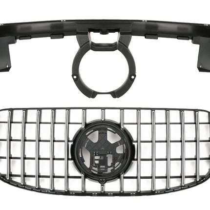 AMG-look Grill GT Mercedes-Benz GLS X167 2023- - Chrome