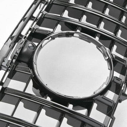 Blanksvart GT Grill Mercedes E-Klass W213 2016-2020 (AMG-Line/Avantgarde)