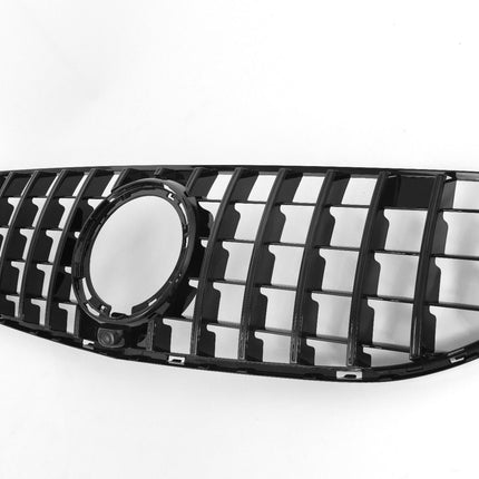 Blanksvart GT Grill Mercedes-Benz GLC X253 2019-2023 (Standardutr.)