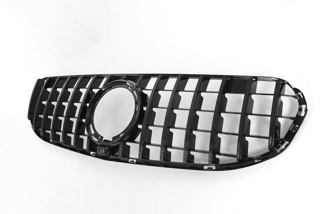Blanksvart GT Grill Mercedes-Benz GLC X253 2019-2023 (Standardutr.)