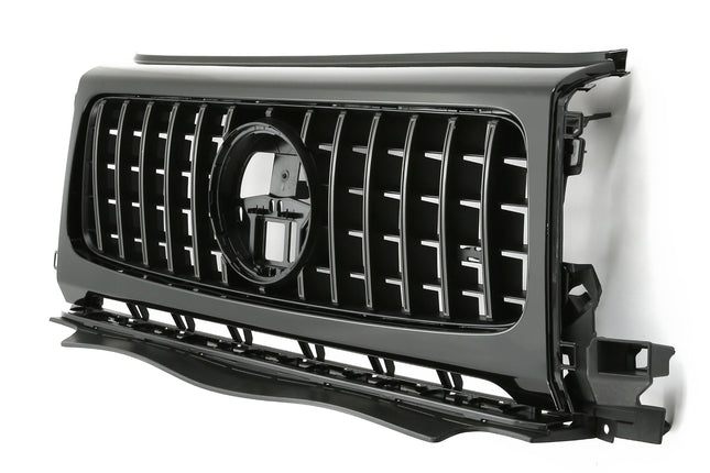 Grill Panamericana GT med AMG-emblem i svart för Mercedes G-Klass W465
