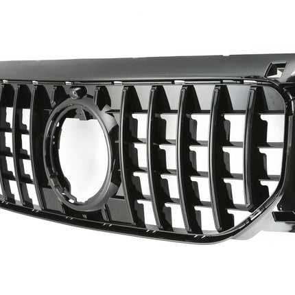 Blanksvart AMG-look Grill GT Mercedes GLB X247 2023+ (Standardutr.)