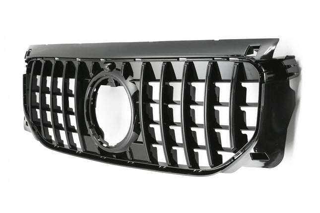 Blanksvart AMG-look Grill GT Mercedes GLB X247 2023+ (Standardutr.)