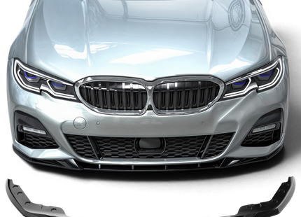 Frontsplitter i blanksvart för BMW 3-serie G20 (före facelift)