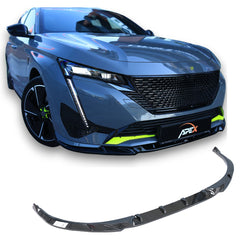 Blanksvart Frontsplitter Peugeot 308 GT Mk3 2021+