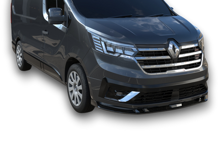 Frontsplitter i blanksvart för Renault Trafic