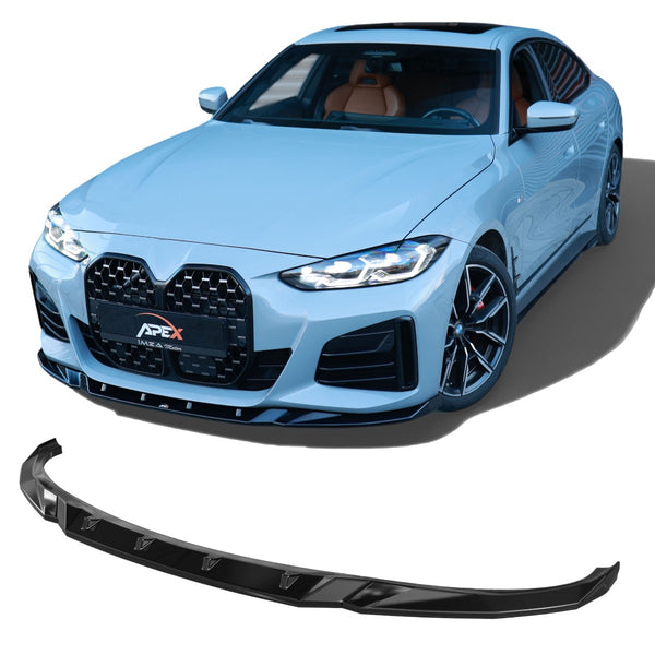 Frontsplitter i blanksvart för BMW 4-serie G26