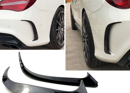 Frontflaps i blanksvart för Mercedes CLA C117 Facelift