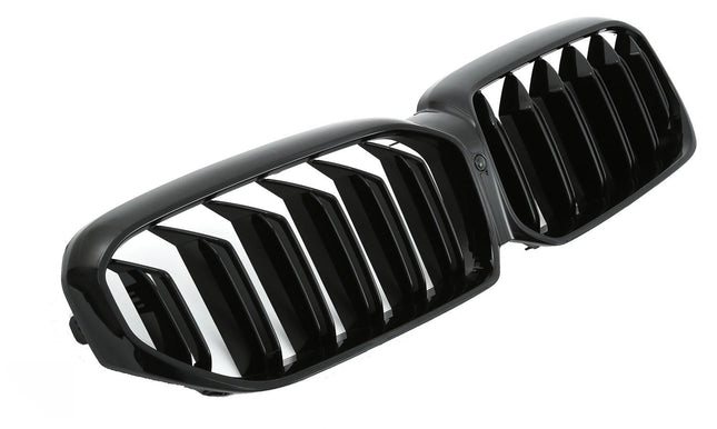 Grill med dubbla ribbor i blanksvart för BMW 5-serie G30/G31 Facelift