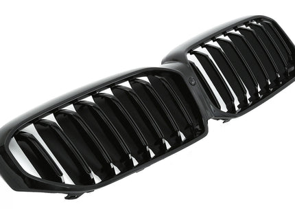 Grill med enkla ribbor i blanksvart för BMW 5-serie G30/G31 Facelift