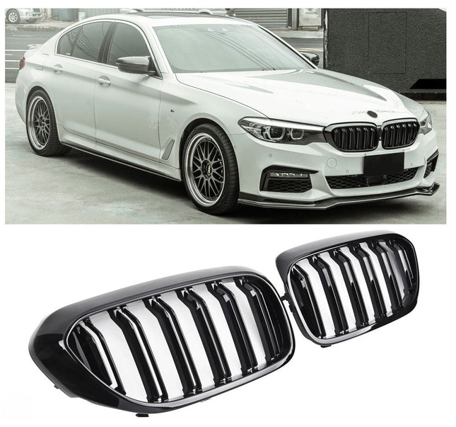 Grill i svart för BMW 5-serie G30/G31 (före facelift)