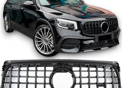 Grill Panamericana GT i svart för Mercedes GLB X247
