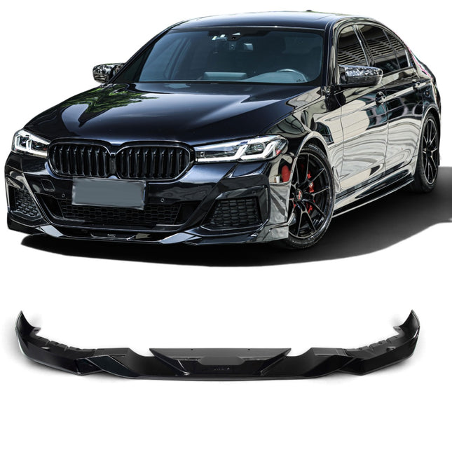 Frontsplitter Kore i blanksvart för BMW 5-serie G30/G31 Facelift