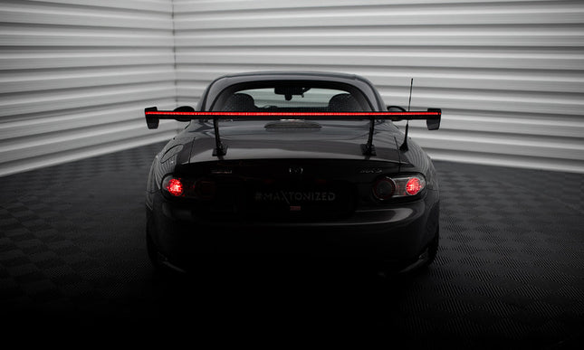 Spoiler i kolfiber med LED för Mazda MX5 Hardtop NC (MK3)