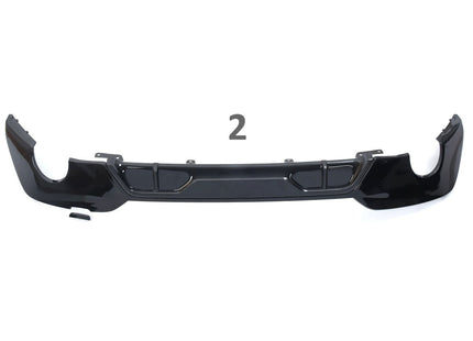Paket med frontsplitter, sidokjolar, diffuser och bakspoiler i blanksvart för BMW 3-serie G20 (före facelift)