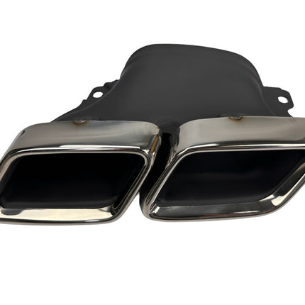 Glossy Blanksvart Diffuser Mercedes C-Klass W205 (C63-look)