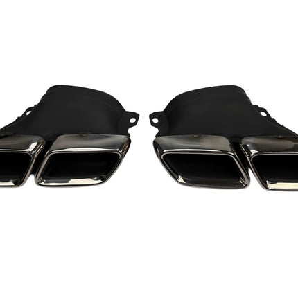 Glossy Blanksvart Diffuser Mercedes C-Klass W205 (C63-look)