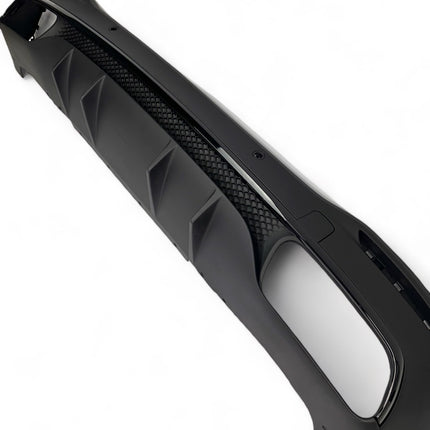 Glossy Blanksvart Diffuser Mercedes GLE W167 SUV