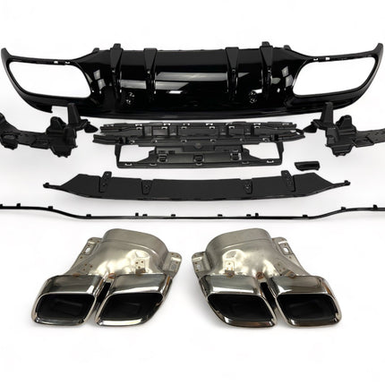 Chrome Diffuser Mercedes C-Klass W205