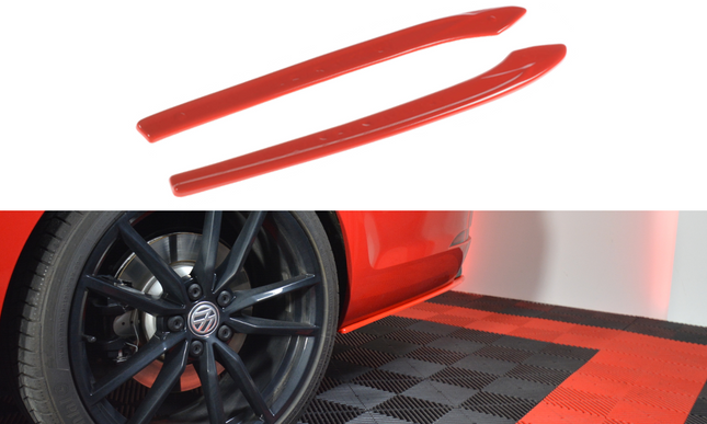 Bakre sidosplitters V.2 för VW Golf 7 R Variant Facelift