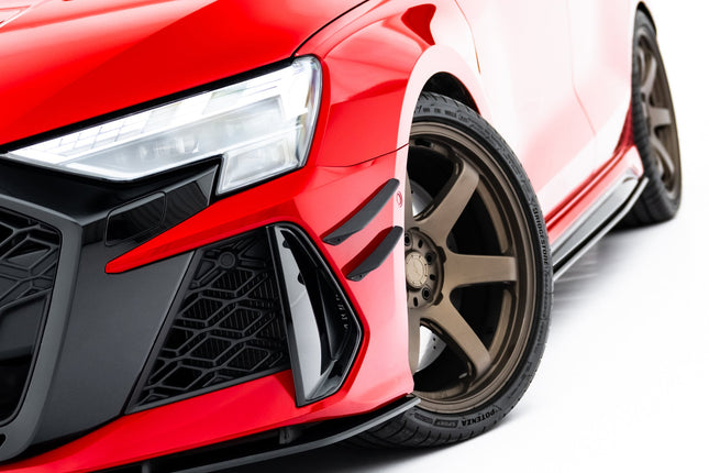 Stötfångarfenor för Audi RS3 Sedan 8Y Facelift