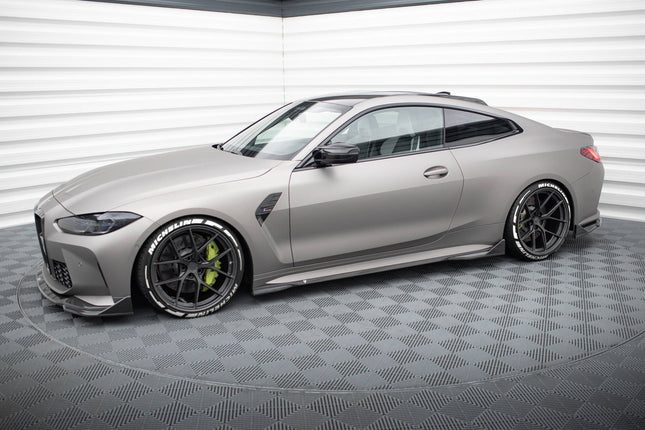 Sidoflaps i prepreg-kolfiber för BMW M4 G82/G82 Facelift