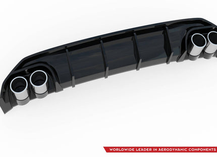 Diffuser med ändrörsimitation för Audi A3 S-Line Sportback 8Y