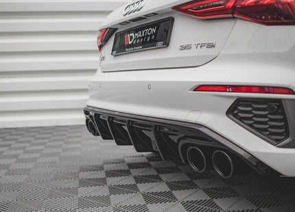 Diffuser med ändrörsimitation för Audi A3 S-Line Sportback 8Y